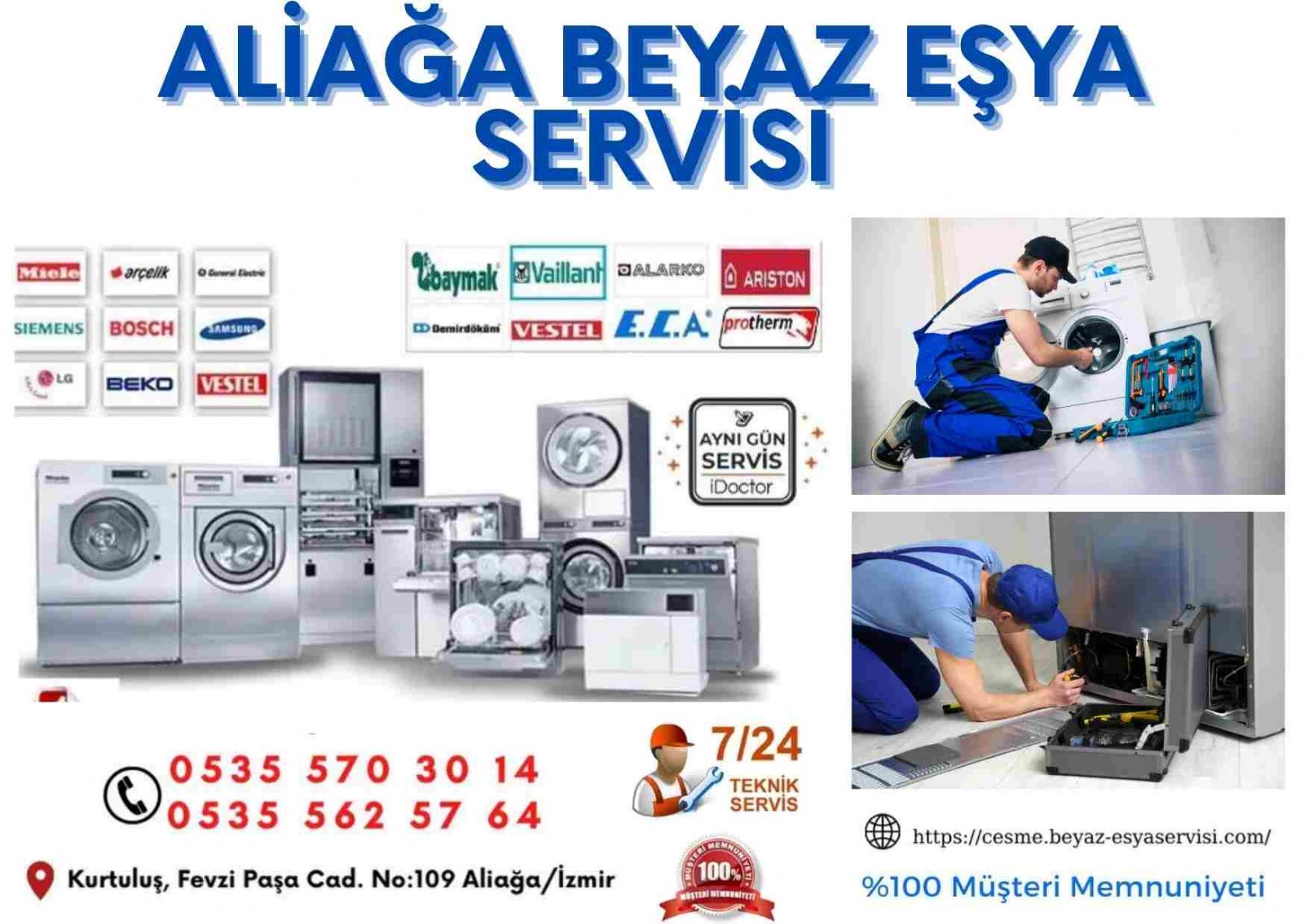 Aliağa Beyaz Eşya Tamircisi