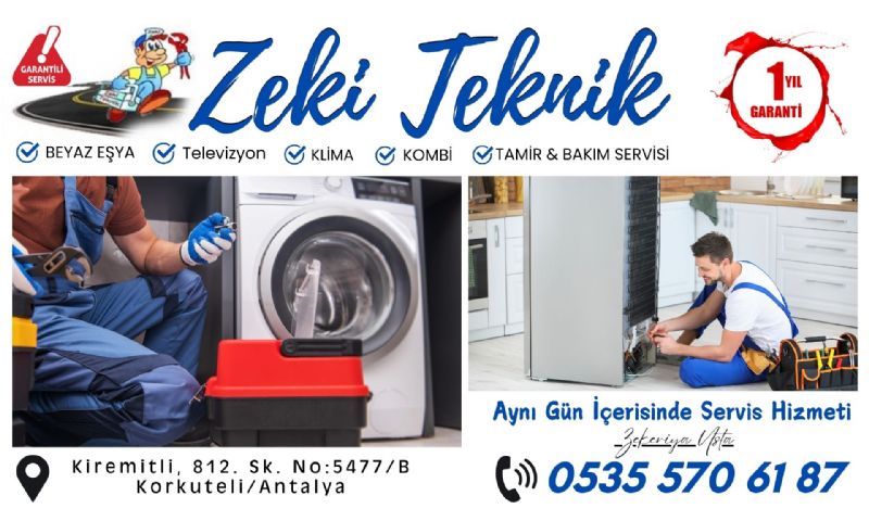 Korkuteli Beyaz Eşya Servisi